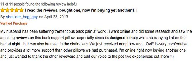 Spinal Support Pillow Reviews